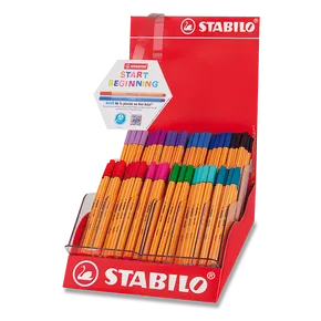 Pultový stojan na perá Stabilo Point 88 120 ks